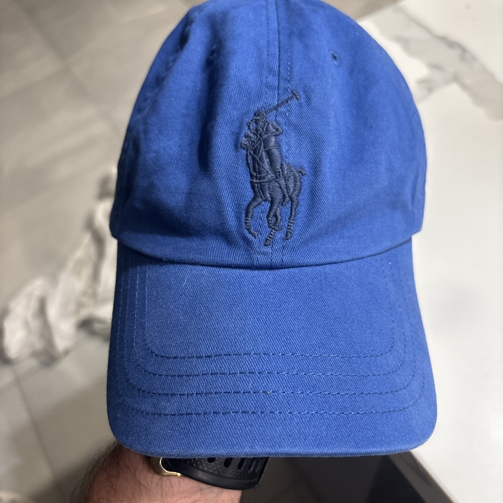 polo ralph lauren baseball cap big pony Blue